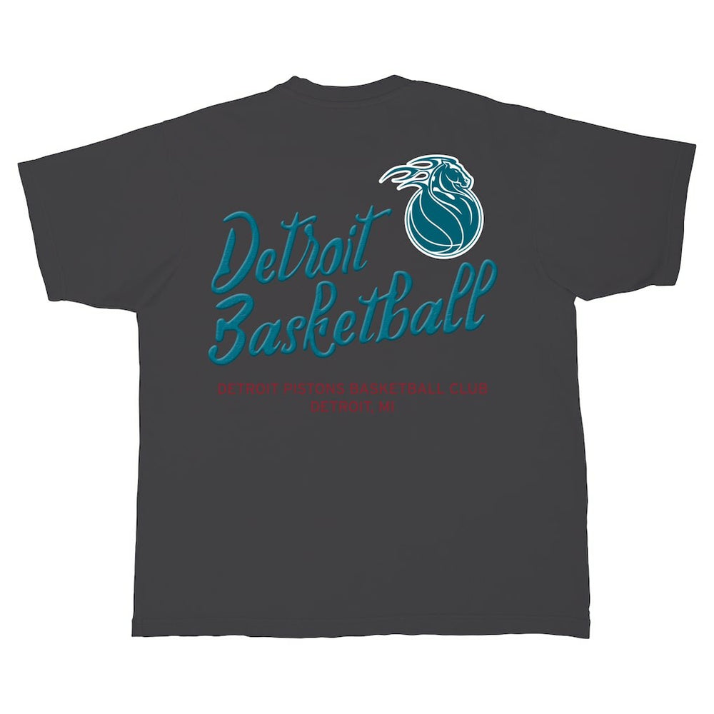 NBA - Detroit Pistons Stadium Essentials Unisex Local Barfly Urban T-Shirt - Black