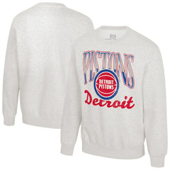 NBA - Detroit Pistons Stadium Essentials Unisex Sky High Fleece Sweatshirt - Oatmeal