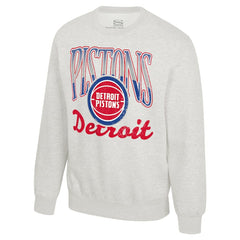 NBA - Detroit Pistons Stadium Essentials Unisex Sky High Fleece Sweatshirt - Oatmeal
