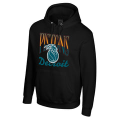 NBA - Detroit Pistons Stadium Essentials Unisex Sky High Hoodie - Black