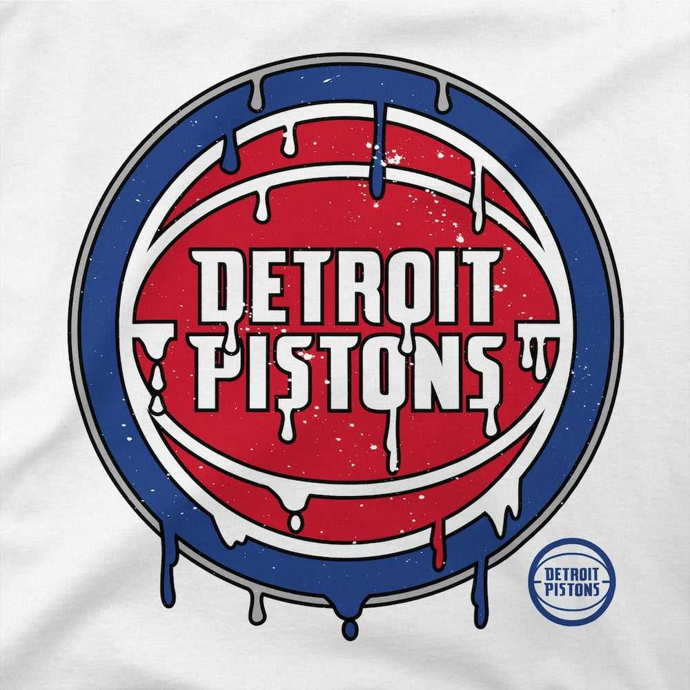 NBA - Detroit Pistons Stadium Essentials Women's Ice Cream Cropped Hoodie - White
