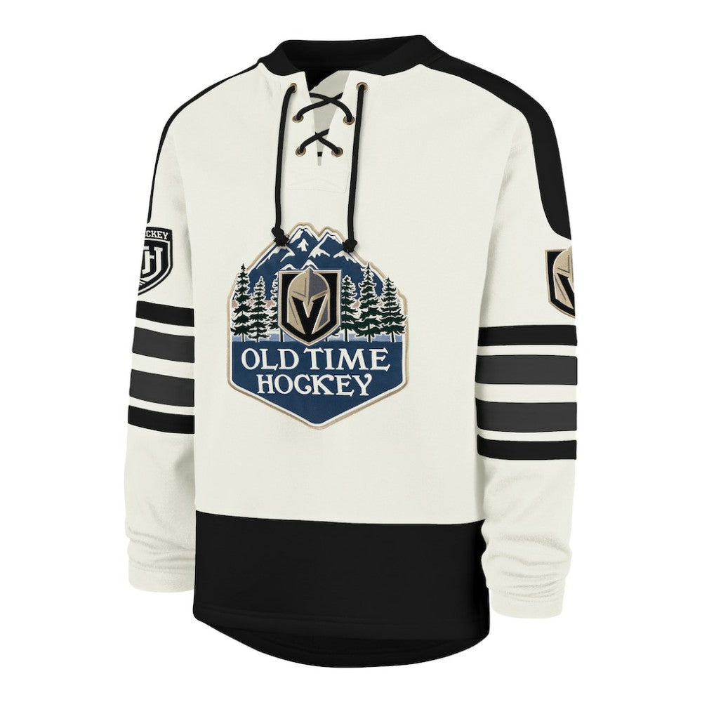 Vegas Golden Knights '47 Pond Hockey Trio Eternal Lacer Sweatshirt Cream