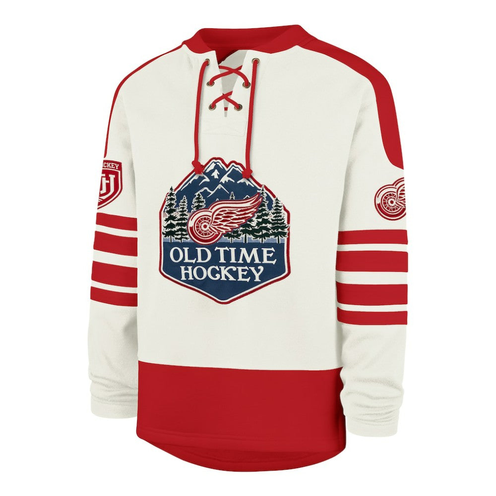 Detroit Red Wings - '47 Pond Hockey Trio Eternal Lacer Sweatshirt Cream