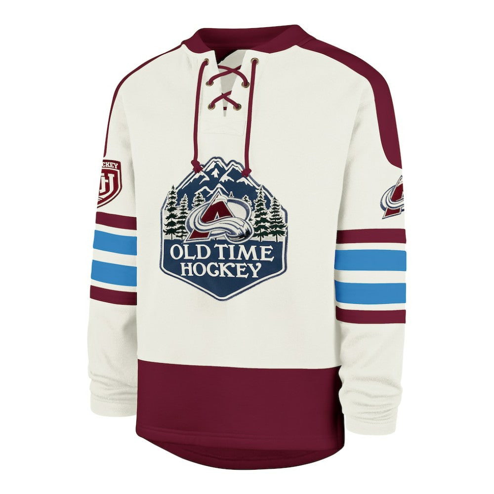 Colorado Avalanche - '47 Pond Hockey Trio Eternal Lacer Sweatshirt Cream