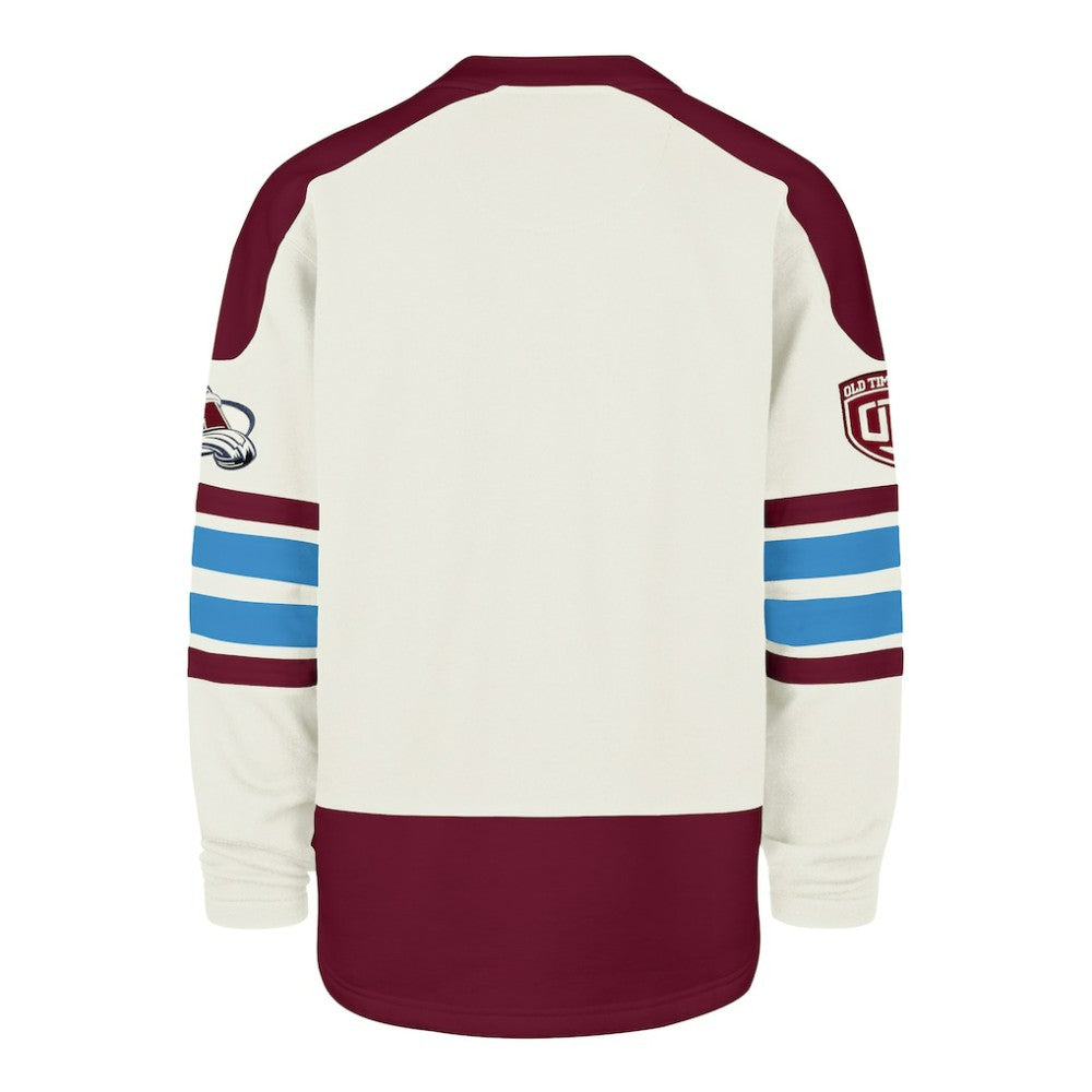 Colorado Avalanche - '47 Pond Hockey Trio Eternal Lacer Sweatshirt Cream