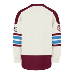 Colorado Avalanche - '47 Pond Hockey Trio Eternal Lacer Sweatshirt Cream