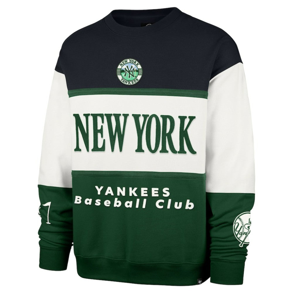New York Yankees '47 Tee Up Maximalist Fleece Sweatshirt Clearance