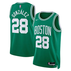 Nike - Hugo González Boston Celtics Unisex Swingman Jersey - Icon Edition - Kelly Green