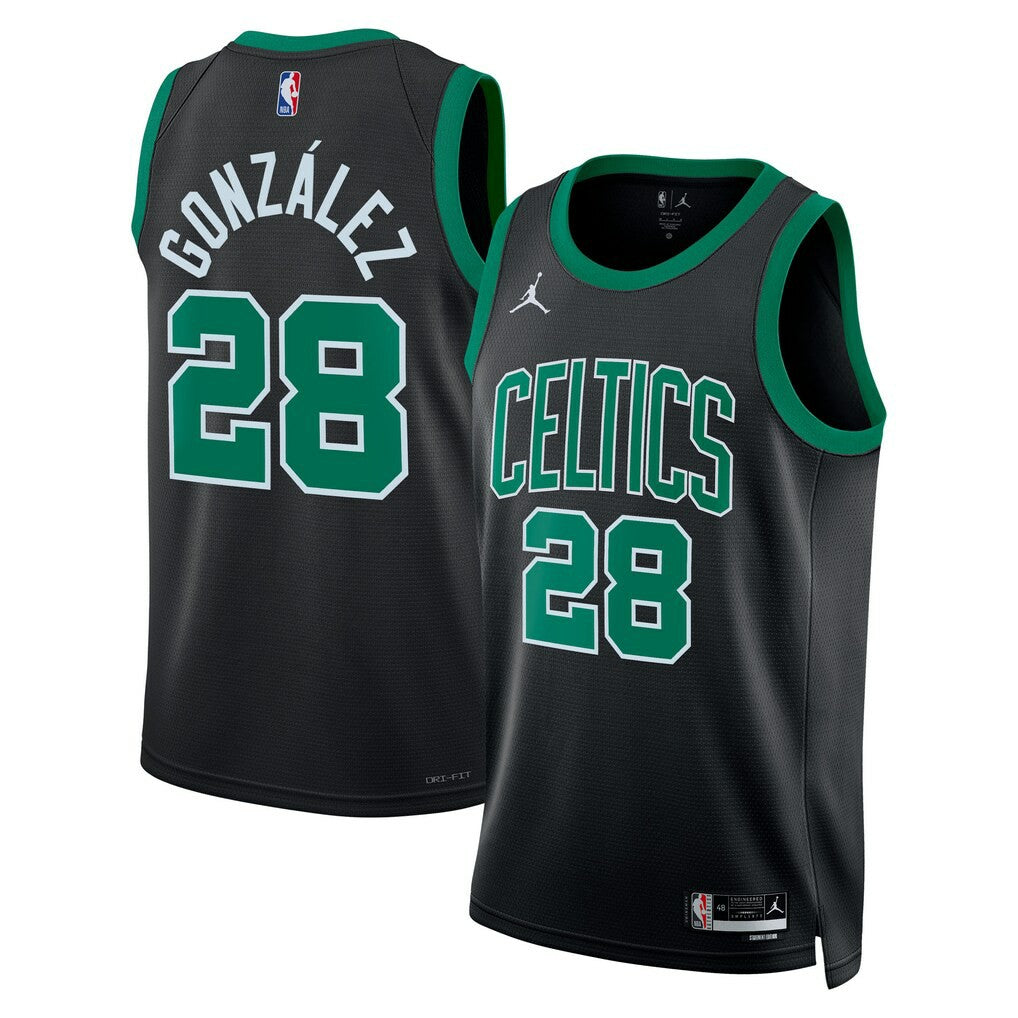 NBA - Hugo González Boston Celtics Jordan Brand Unisex Swingman Jersey - Black - Statement Edition