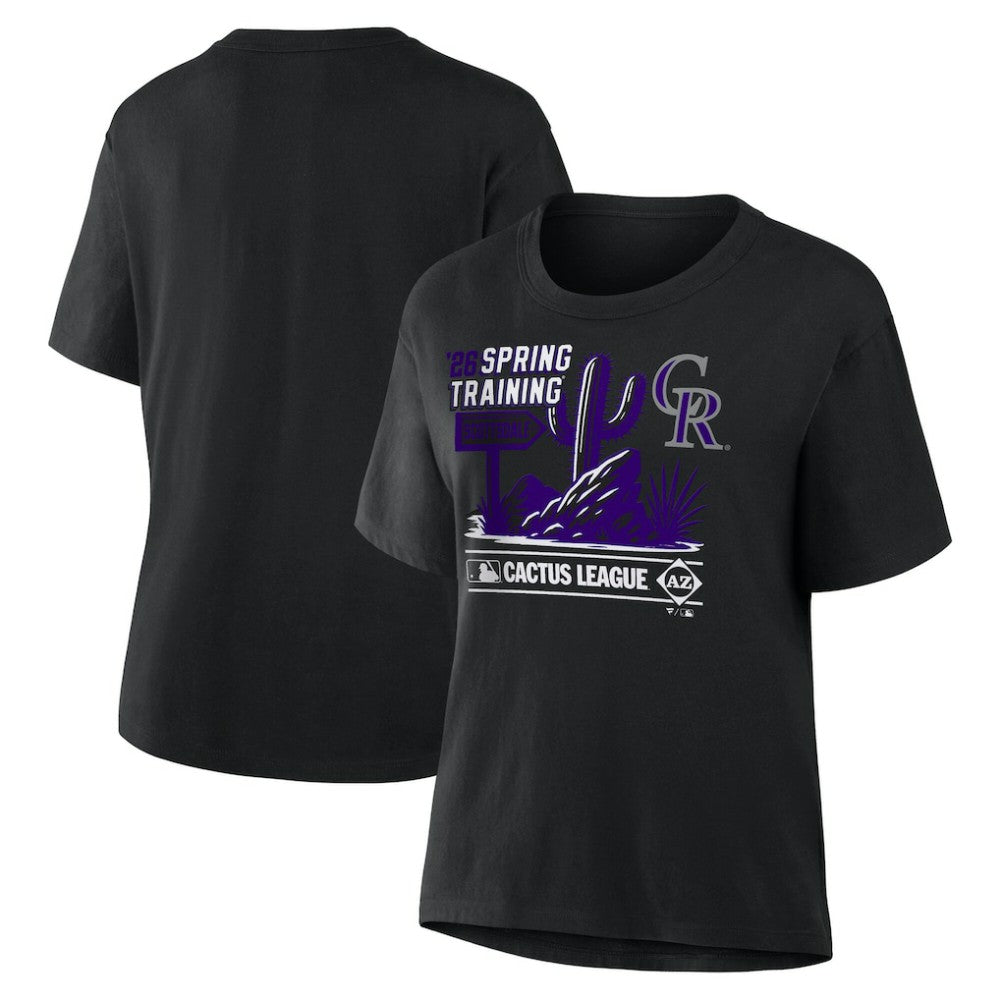 Colorado Rockies Women's 2026 Spring Training Cactus League Hometown Special T-Shirt Online