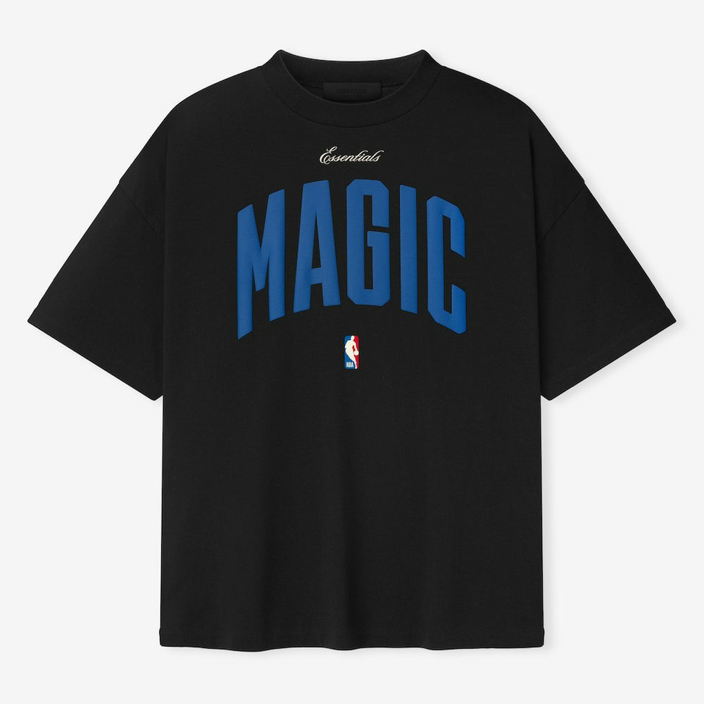 NBA - Orlando Magic Fear of God x NBA Unisex 90s Fit T-Shirt - Black