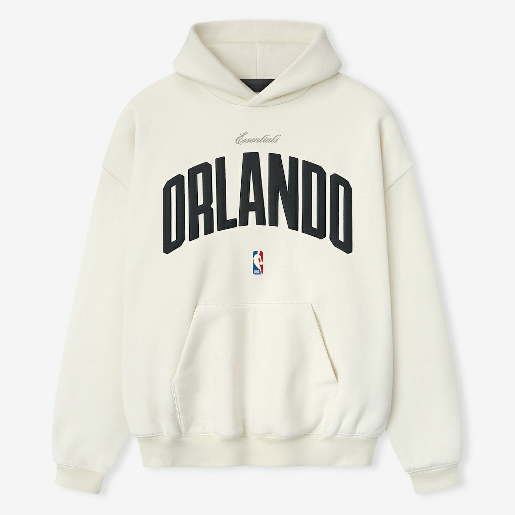 NBA - Orlando Magic Fear of God x NBA Unisex 90s Hoodie - Cream