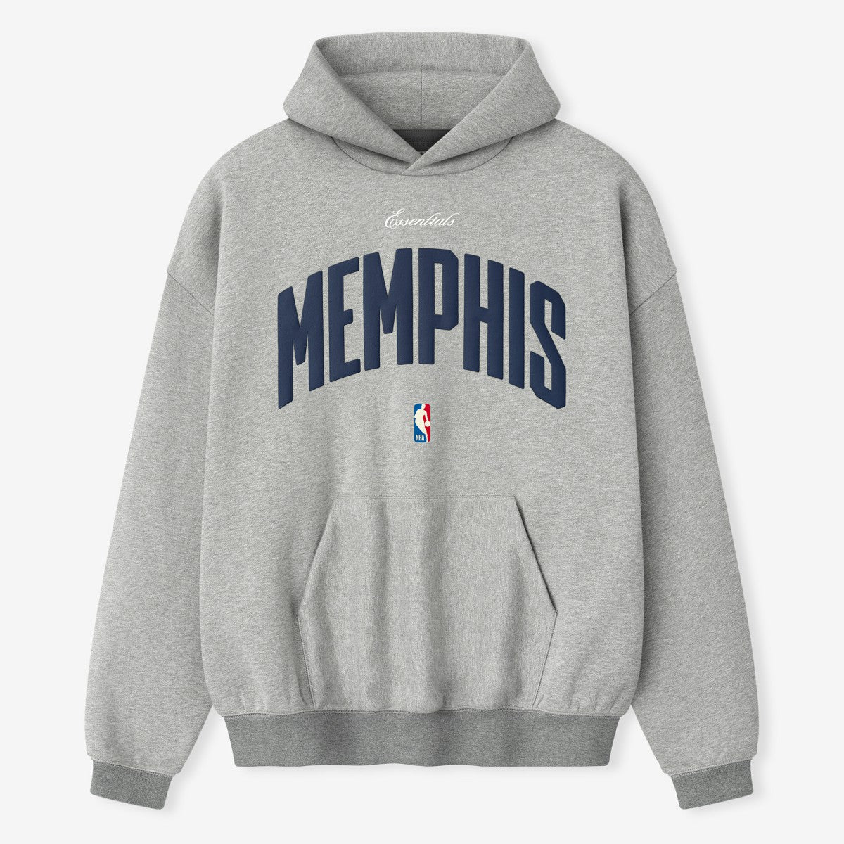 NBA - Memphis Grizzlies Fear of God x NBA Unisex 90s Hoodie - Heather Gray