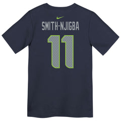 Jaxon Smith-Njigba Seattle Seahawks Preschool Super Bowl LX Patch Name & Number T-Shirt College Navy - Nike