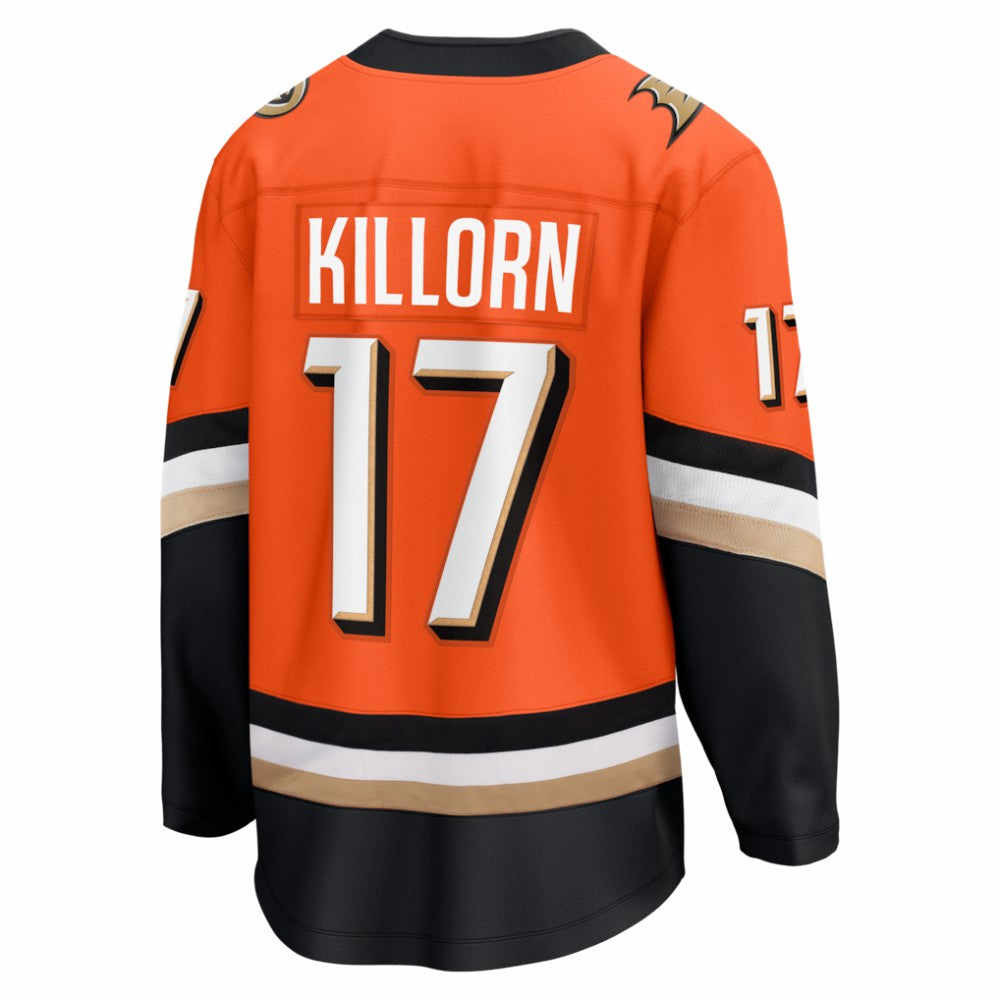 Alex Killorn Anaheim Ducks Fanatics Home Breakaway Jersey - Orange | NHL Jerseys