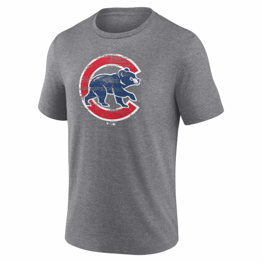 Chicago Cubs Heritage Personalized Any Name & Number Tri-Blend T-Shirt Sale