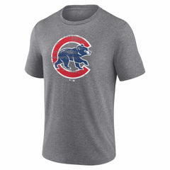 Chicago Cubs Heritage Personalized Any Name & Number Tri-Blend T-Shirt Sale