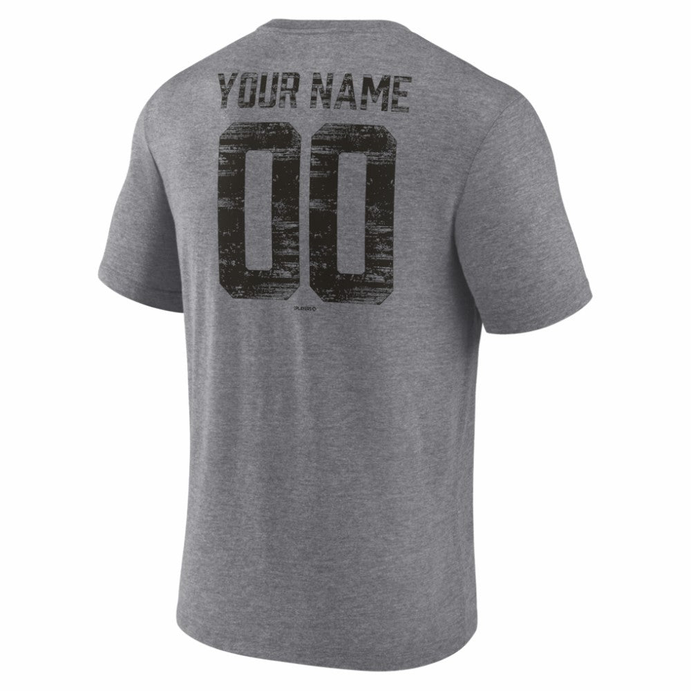 Chicago White Sox Heritage Personalized Any Name & Number Tri-Blend T-Shirt On Sale
