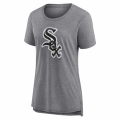 Chicago White Sox Women's Heritage Personalized Any Name & Number Tri-Blend T-Shirt Lifestyle