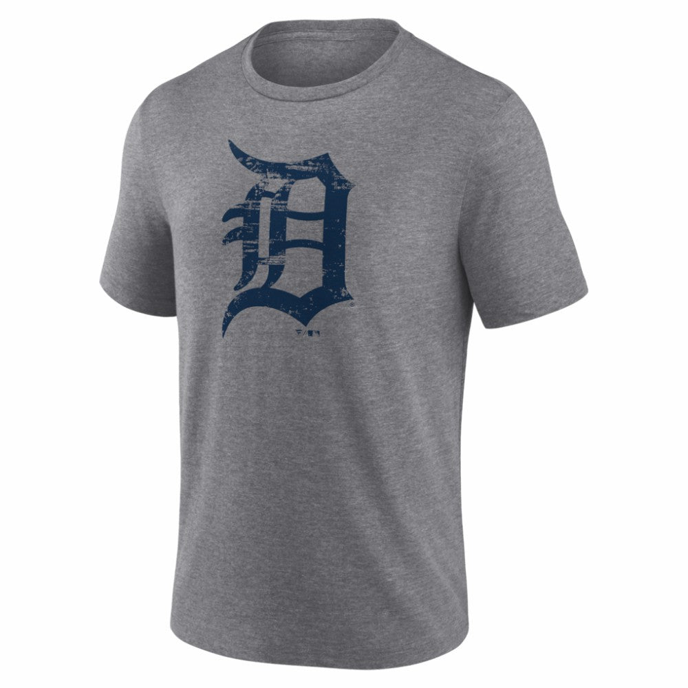 Detroit Tigers Heritage Personalized Any Name & Number Tri-Blend T-Shirt Lifestyle