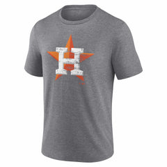 Houston Astros Heritage Personalized Any Name & Number Tri-Blend T-Shirt Lifestyle