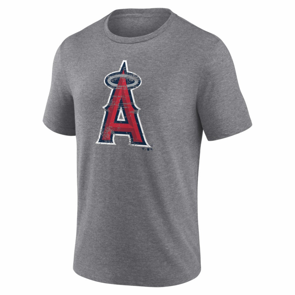 Los Angeles Angels Heritage Personalized Any Name & Number Tri-Blend T-Shirt Clearance