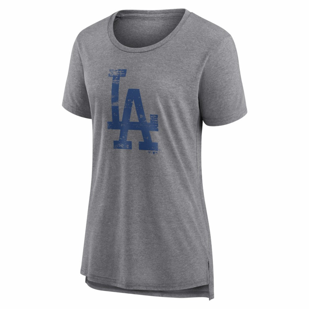 Los Angeles Dodgers Women's Heritage Personalized Any Name & Number Tri-Blend T-Shirt discount