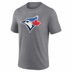 Toronto Blue Jays Heritage Personalized Any Name & Number Tri-Blend T-Shirt Lifestyle