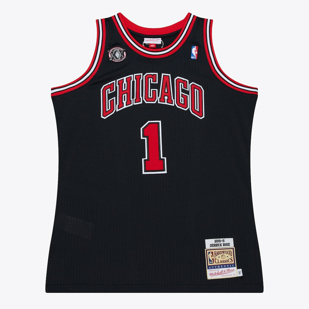 Mitchell & Ness - Derrick Rose Chicago Bulls 2010-11 Authentic Jersey - Black
