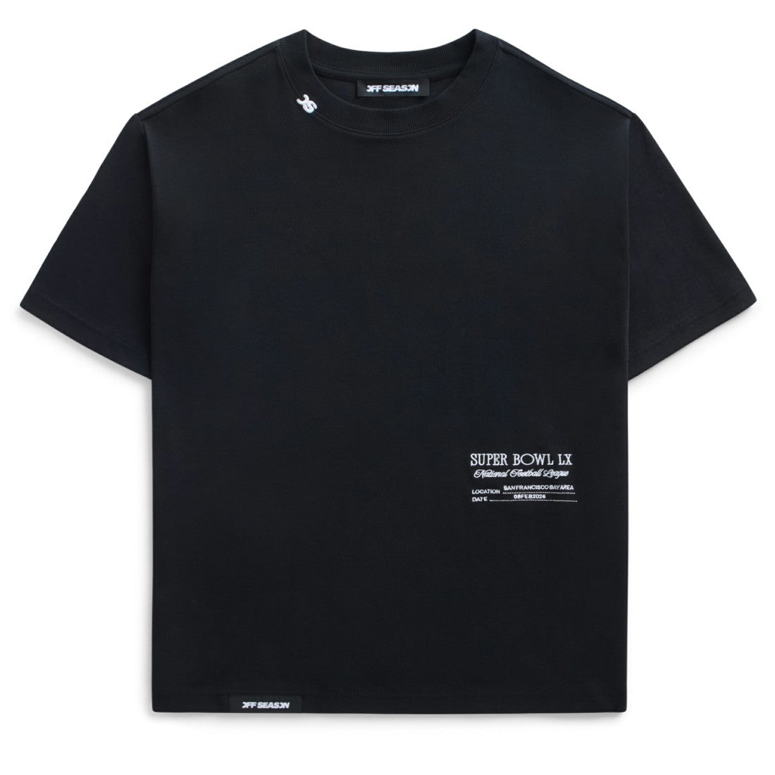 Off Season x NFL Unisex Super Bowl LX Graphic T-Shirt Black - NFL