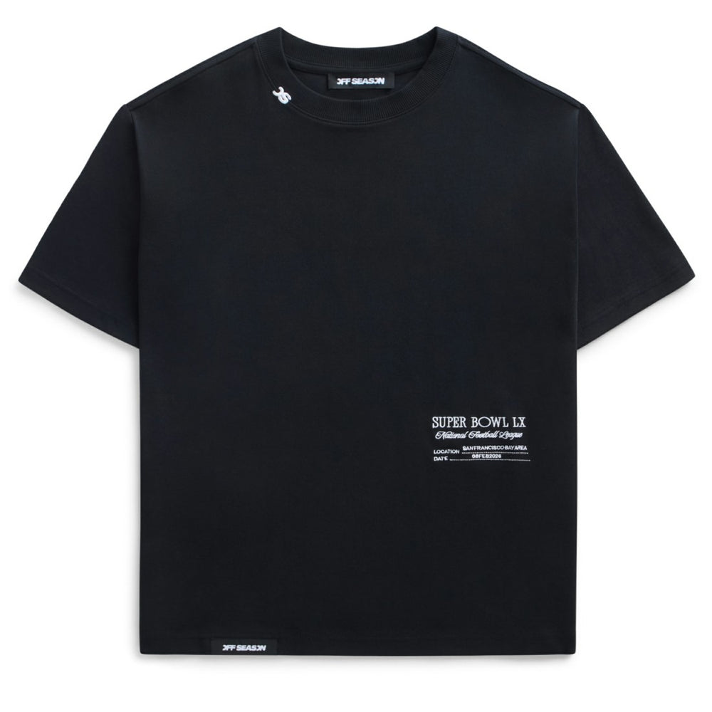 Off Season x NFL Unisex Super Bowl LX Graphic T-Shirt Black - NFL