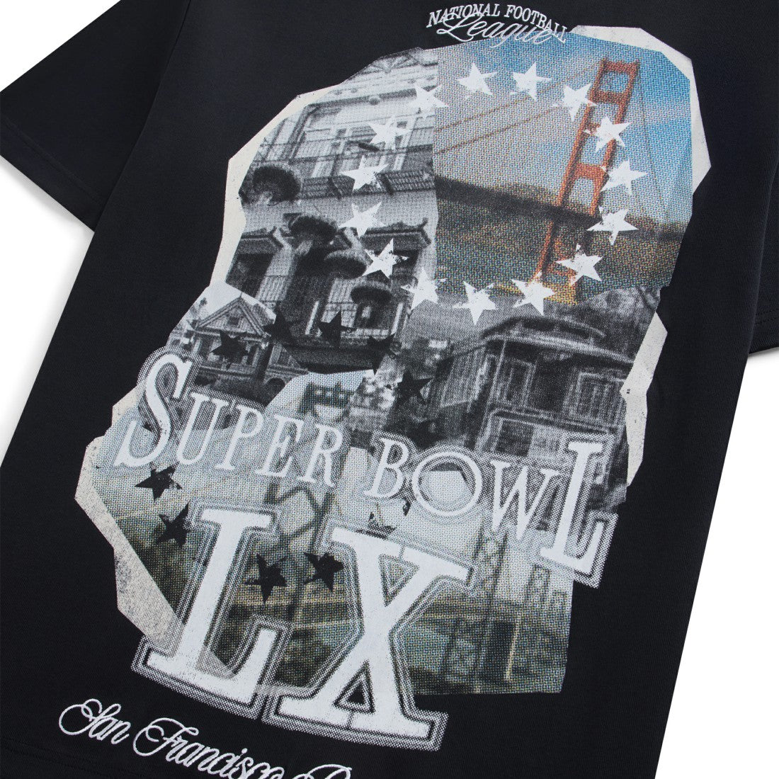 Off Season x NFL Unisex Super Bowl LX Graphic T-Shirt Black - NFL