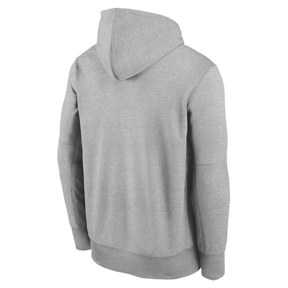 New England Patriots Youth 2025 AFC Champions Locker Room Trophy Collection Authentic Hoodie Gray - Nike