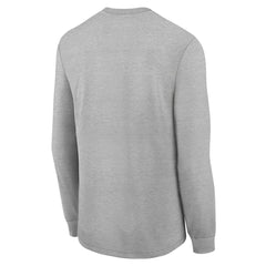 New England Patriots Youth 2025 AFC Champions Locker Room Trophy Collection Long Sleeve T-Shirt Gray - Nike