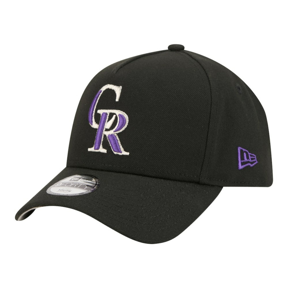Colorado Rockies New Era Youth 9FORTY A-Frame Adjustable Hat On Sale