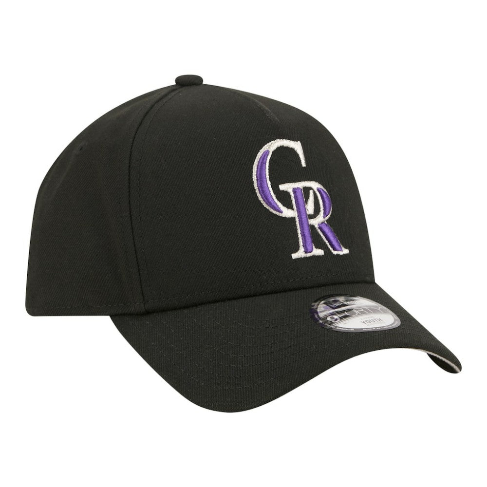 Colorado Rockies New Era Youth 9FORTY A-Frame Adjustable Hat On Sale