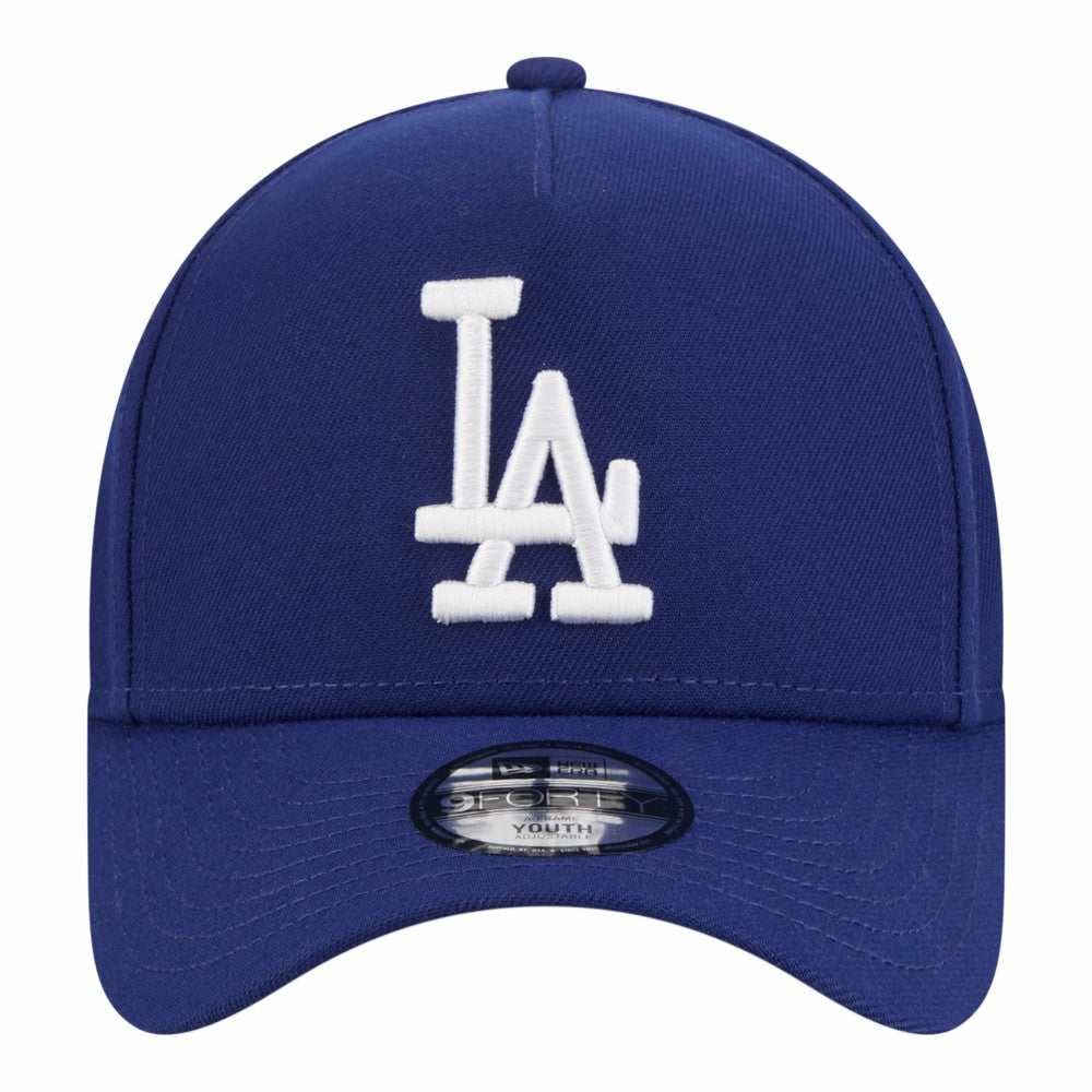 Los Angeles Dodgers New Era Youth 9FORTY A-Frame Adjustable Hat Lifestyle