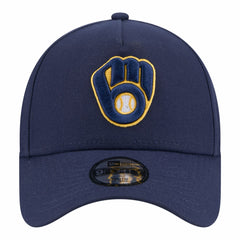 Milwaukee Brewers New Era Youth 9FORTY A-Frame Adjustable Hat Lifestyle