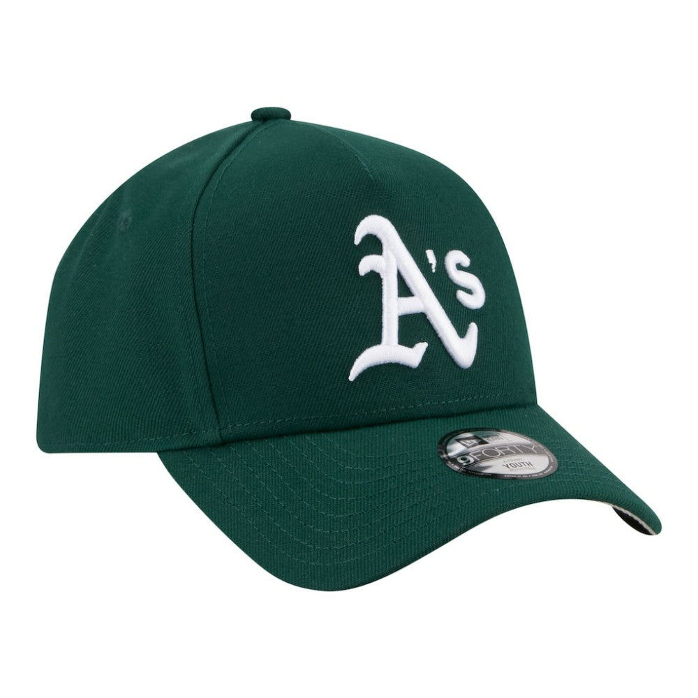 Athletics New Era Youth 9FORTY A-Frame Adjustable Hat discount