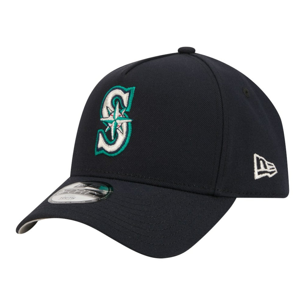 Seattle Mariners New Era Youth 9FORTY A-Frame Adjustable Hat for sale