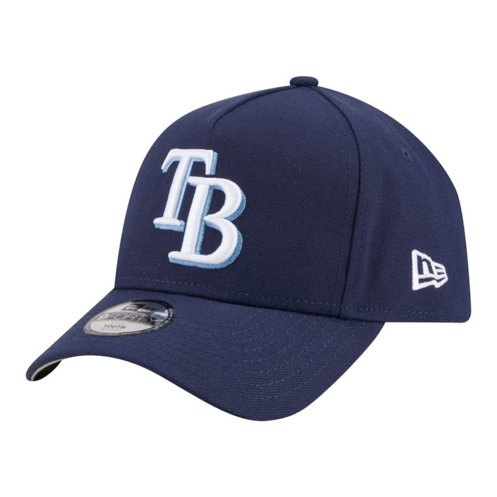 Tampa Bay Rays New Era Youth 9FORTY A-Frame Adjustable Hat On Sale