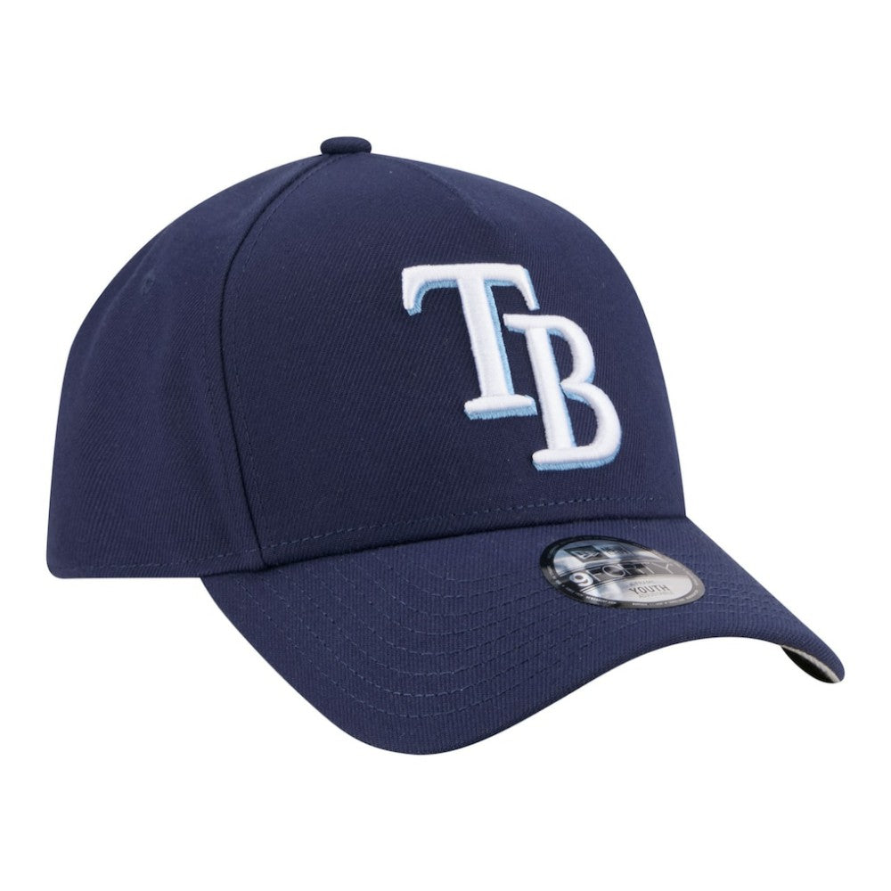 Tampa Bay Rays New Era Youth 9FORTY A-Frame Adjustable Hat On Sale