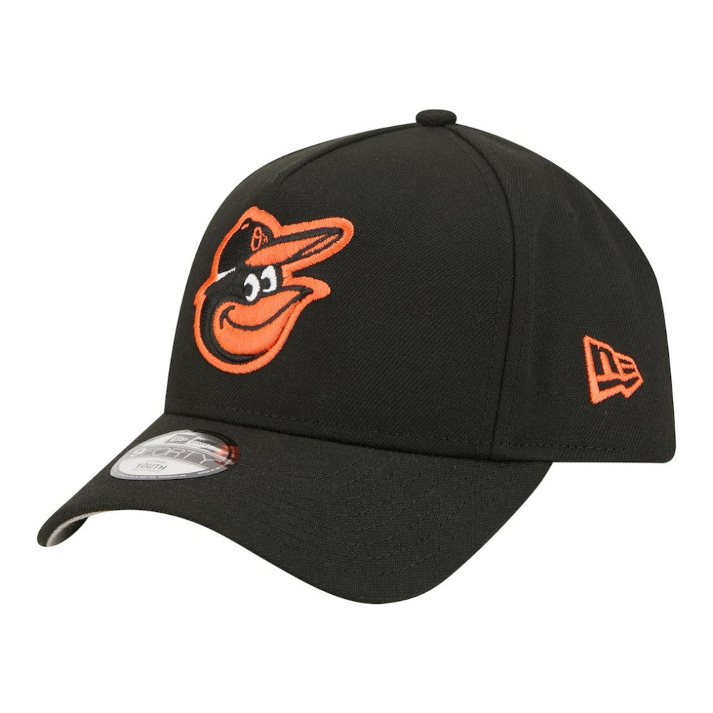 Baltimore Orioles New Era Youth 9FORTY A-Frame Adjustable Hat discount