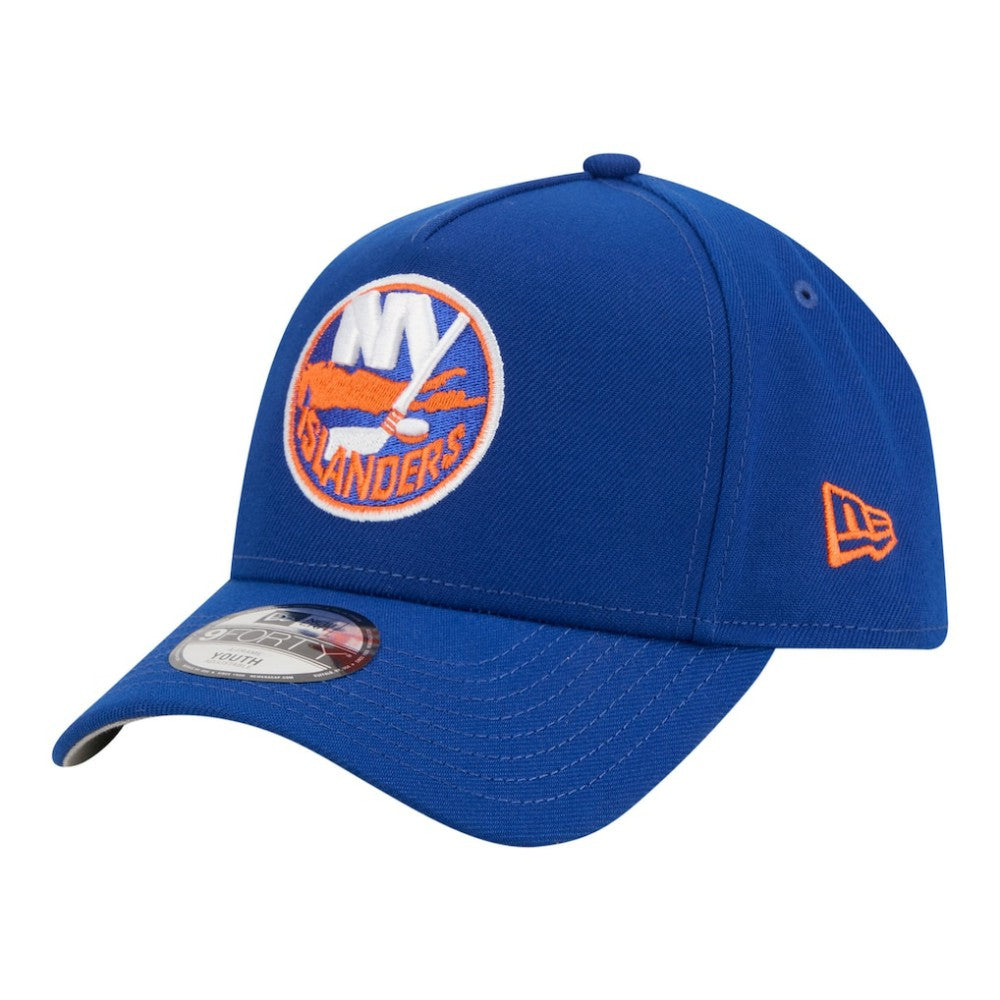 New York Islanders - New Era Youth 9FORTY A-Frame Adjustable Hat Royal