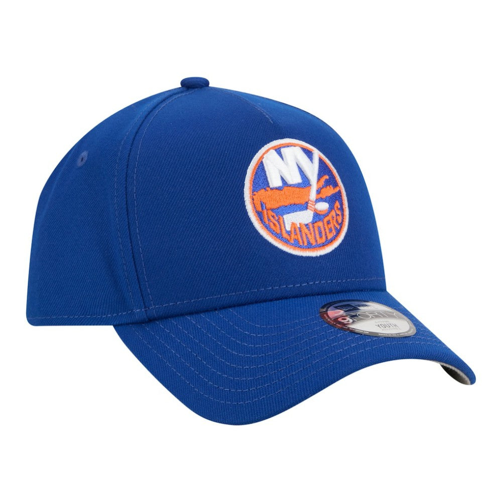 New York Islanders - New Era Youth 9FORTY A-Frame Adjustable Hat Royal
