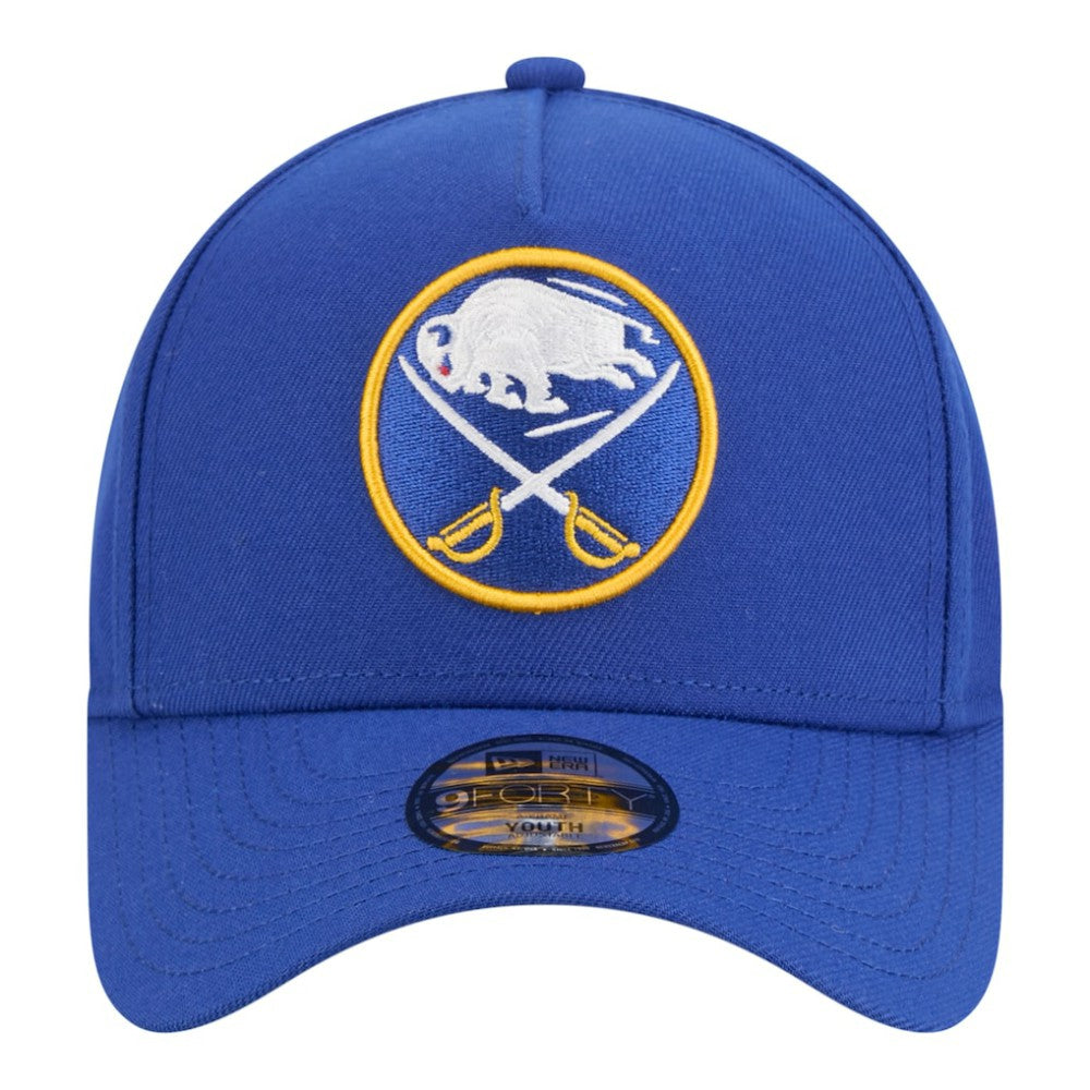 Buffalo Sabres - New Era Youth 9FORTY A-Frame Adjustable Hat Royal