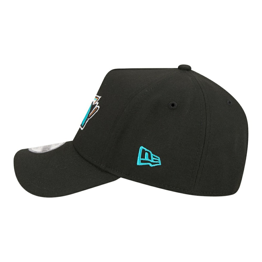 San Jose Sharks - New Era Youth 9FORTY A-Frame Adjustable Hat Black
