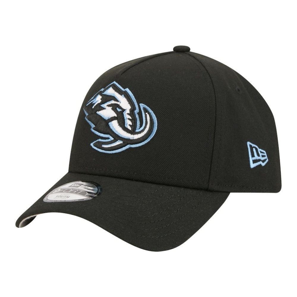 Utah Mammoth - New Era Youth 9FORTY A-Frame Adjustable Hat Black