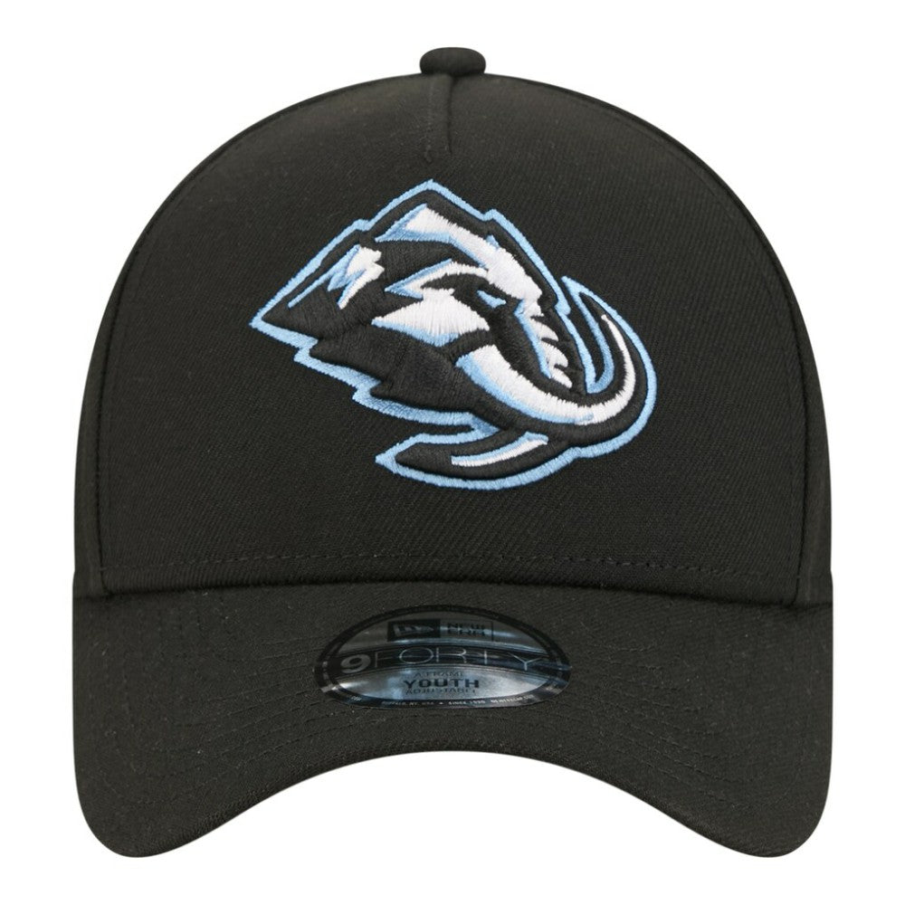 Utah Mammoth - New Era Youth 9FORTY A-Frame Adjustable Hat Black