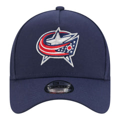 Columbus Blue Jackets - New Era Youth 9FORTY A-Frame Adjustable Hat Navy